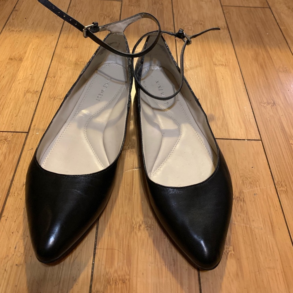 Nine West ankle strap flat